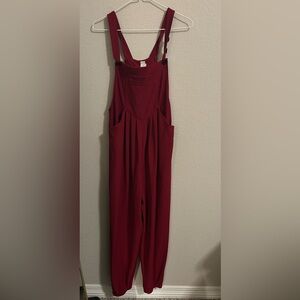 Halara Jumpsuit in Burgundy size small